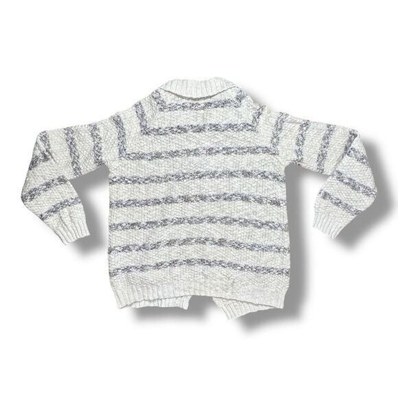 O'Neill Gray and Cream Cardigan Sweater Sz L - Picture 6 of 11